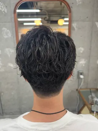 ショート パーマ メンズ 雪音/美髪縮毛矯正 /ニュアンスパーマのヘアスタイル