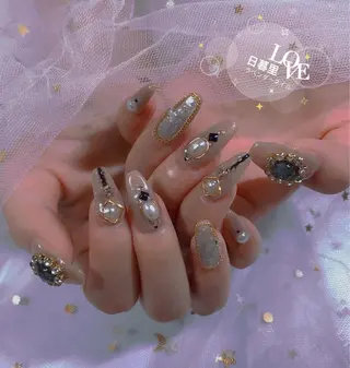 ネイル ラベンダー💖日暮里 ルル💖ネイルのネイルデザイン