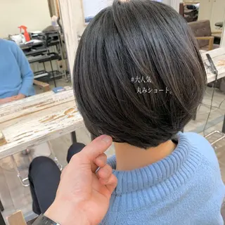 ショート カラー ◆感動口コミ/最小顔 理論カット◆森口 峻のヘアスタイル