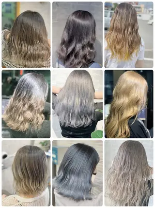 ロング メンズスタイル バレイヤージュ　齋藤のヘアスタイル