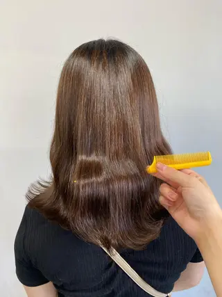 セミロング ヘアアレンジ TRU Shino🦋のマツエク・マツパデザイン