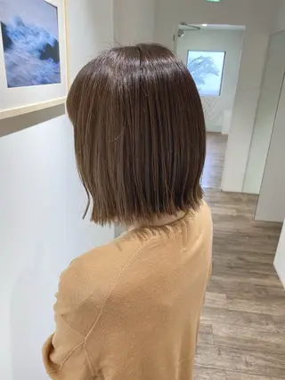ミディアム カラー ハイライト⭐️上野 高広のヘアスタイル