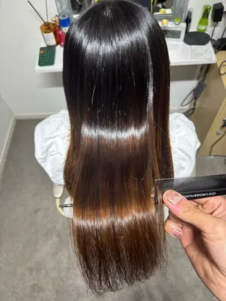 ロング メンズ＆髪質改善縮毛 矯正【平山🔥拓哉】のヘアスタイル