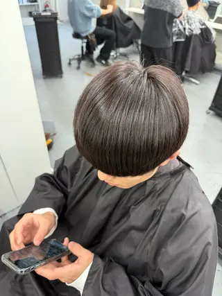 カラー メンズ ブリーチ×縮毛矯正 💫だいちのヘアスタイル