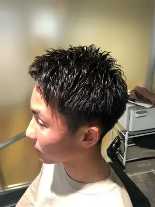 ショート パーマ bifino.rilune for men所属・rilune matsuoのヘアスタイル