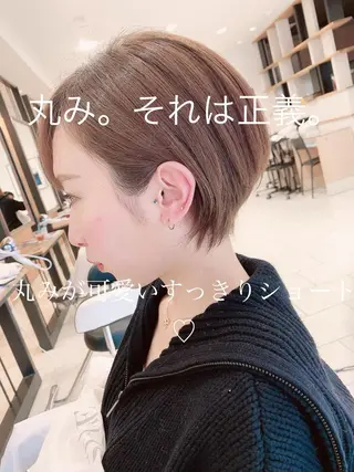 ショート 林 瑞起のヘアスタイル