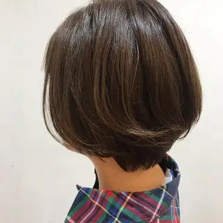 ショート カラー 愛されヘア/ 暖色カラー/まいこのヘアスタイル
