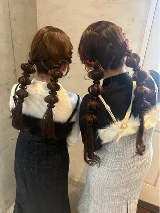 ロング ヘアアレンジ 美髪× ヘアセット✨Araiのヘアスタイル