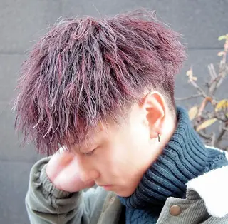 カラー パーマ メンズ トレンドパーマ‼️ NAOKI💥のヘアスタイル