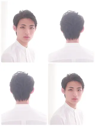 メンズ メンズパーマレイヤー 西山賢志のヘアスタイル