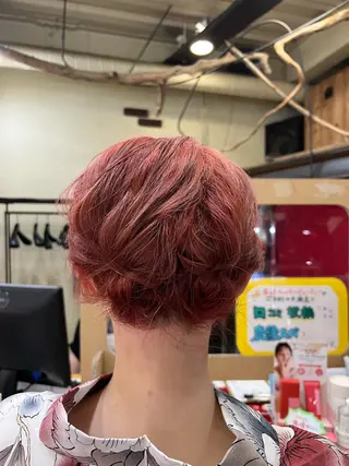 ショート カラー ヘアアレンジ 「sumi」 AMIのヘアスタイル