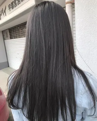 セミロング カラー レイヤーカット匠 イソザキノリユキのヘアスタイル