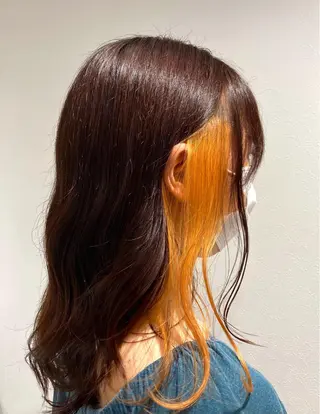 セミロング カラー 🫧高鹿汰一髪質改善 /白髪ぼかし🫧のヘアスタイル