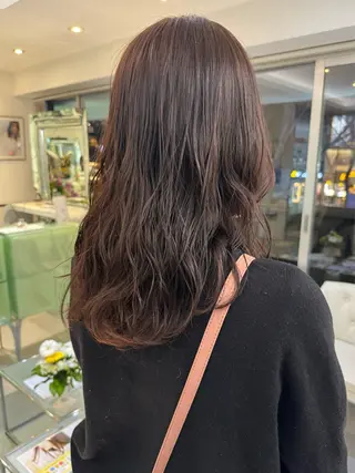 ロング パーマ デジタルパーマ 🌀ボブ　萩原　龍のヘアスタイル