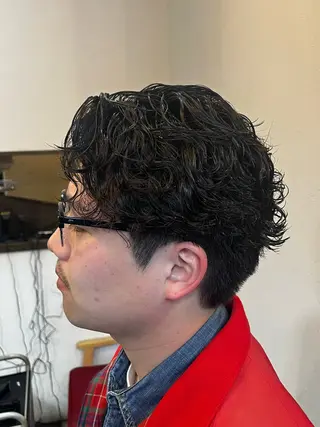 ショート パーマ メンズ 梅田/メンズ専門 /加地光尊のヘアスタイル