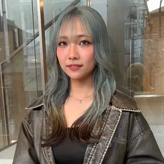ロング 垢抜け透明感カラー 🧚🏻‍♀️ミユウのヘアスタイル