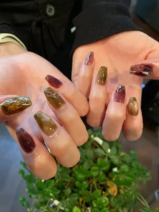 ネイル crystal ⭐︎ colorのネイルデザイン