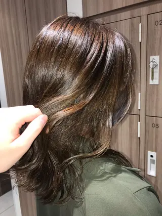 ミディアム ヘアセット/メンズ パーマChihoのヘアスタイル