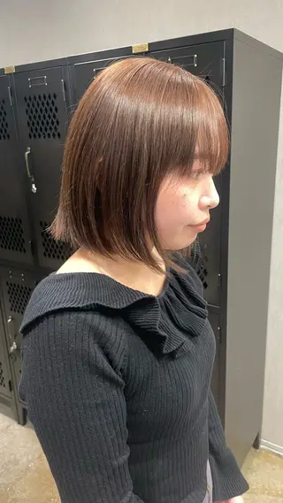 ミディアム ニュアンスカラー/ 🫧レミ(坊主)のヘアスタイル