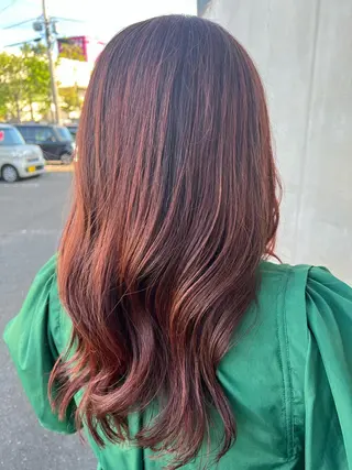 ロング カラー Rapt.HAIR 中村 知里のヘアスタイル