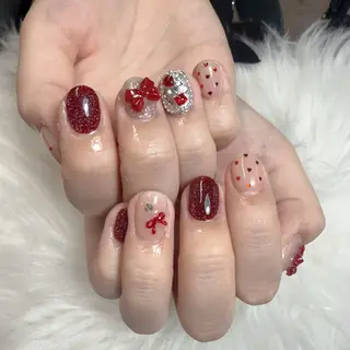 ネイル 🎀nana🫧 ワンホンネイル🎀のネイルデザイン