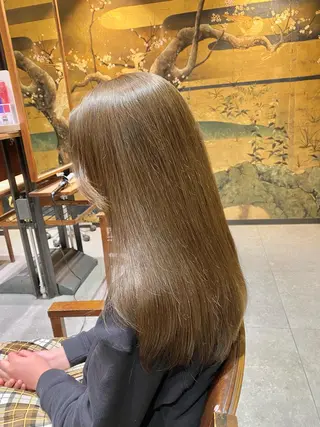 ロング 縮毛矯正/髪質改善 ルクア9F/小倉悠佑のヘアスタイル