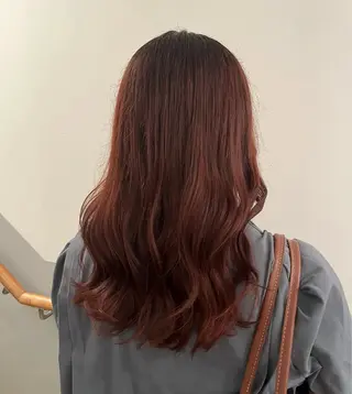 カラー ブリーチカラー×艶 🍨mihoのヘアスタイル