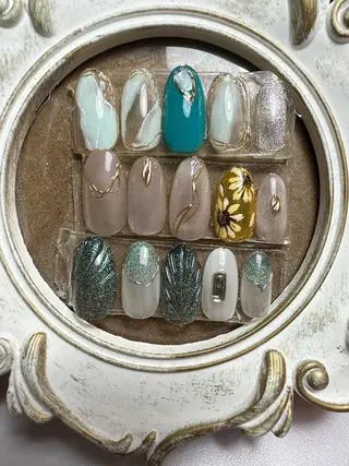 ミディアム shandy nailのネイルデザイン