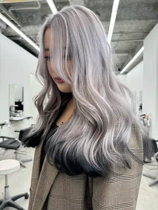 カラー 名古屋栄/ 複雑履歴   リカのヘアスタイル