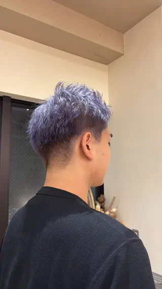 カラー レイヤー✂︎ぷつボブ 艶カラー🤍noaのヘアスタイル