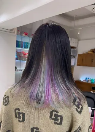 ロング カラー 🫧ボブ/艶髪カラー 伊原修子のヘアスタイル