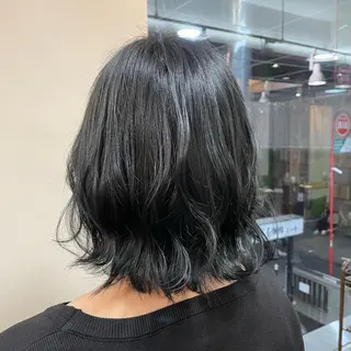 ミディアム カラー 💜カラー/縮毛矯正 /NARUKA💜のヘアスタイル
