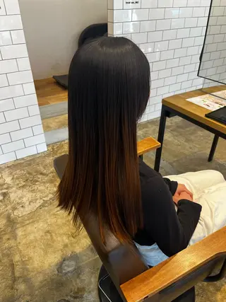 ロング パーマ 坂下 かのんのヘアスタイル