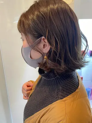 ショート カラー 美髪形成！色素改善！ 秋田　和輝のヘアスタイル