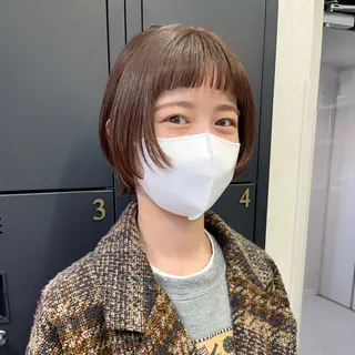 ショート カラー 初めてのショート お任せください✂️のヘアスタイル