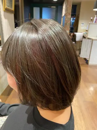 ミディアム カラー 三瓶 龍皇のヘアスタイル