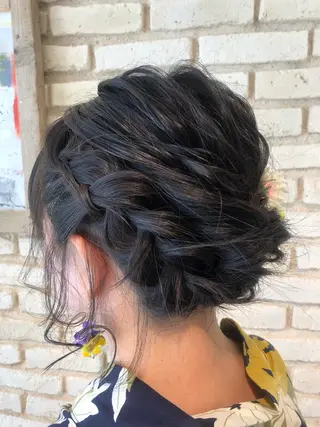 ミディアム ヘアアレンジ oasis/吉岡 /白髪の悩み解決へのヘアスタイル