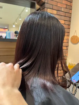 ミディアム カラー 中園康 /カラー/ブリーチのヘアスタイル