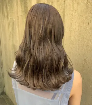 セミロング カラー 🤍透明感/韓国風 🤍サクラギヒトミのヘアスタイル