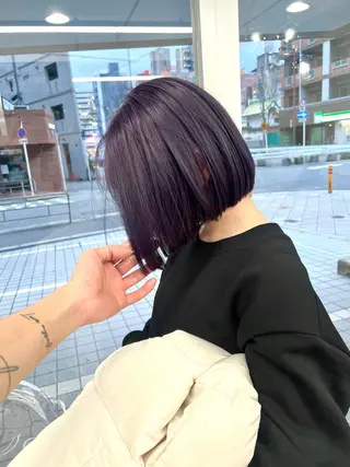 ショート ハイトーン/ラベンダ ー/ yuina🪄のヘアスタイル