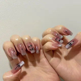 ネイル パラあり！フィルイン 美フォルムのネイルデザイン