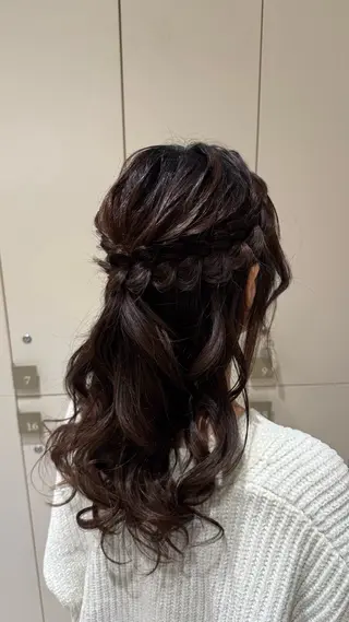 ロング ヘアアレンジ カラー/ヘアセット Nanami💗のヘアスタイル