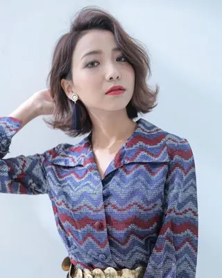 ショート 韓国ヘア🕊村上 ののこ🕊のヘアスタイル