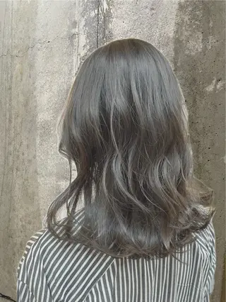 セミロング カラー 【透明感ツヤカラー】 三浦寛之のヘアスタイル