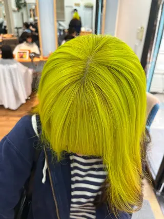ロング カラー 🫧ハイトーン/ ブリーチ🫧白石航汰のヘアスタイル