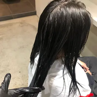 カラー 名古屋/落ちる黒 黒染め落としのヘアスタイル