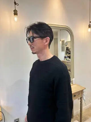 メンズ OーOWLULU所属・カットモデル募集✂︎ 🪐サイトウミキのヘアスタイル