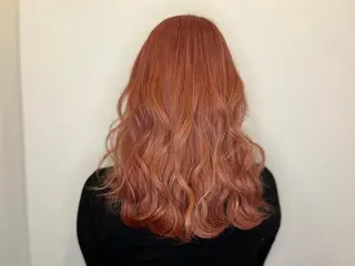 セミロング カラー ヘアカラー&縮毛矯正 STAR☆RIVERのヘアスタイル