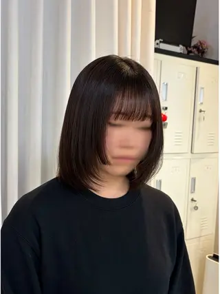 ミディアム 安井まゆ _Box mico.のヘアスタイル