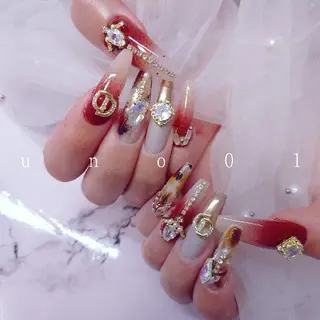 ネイル 梅田🦄中崎町🩵 u n o 0 1のネイルデザイン